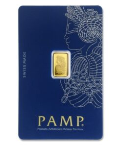 1 Gram Gold Bar – PAMP Suisse Lady Fortuna (w/Assay)