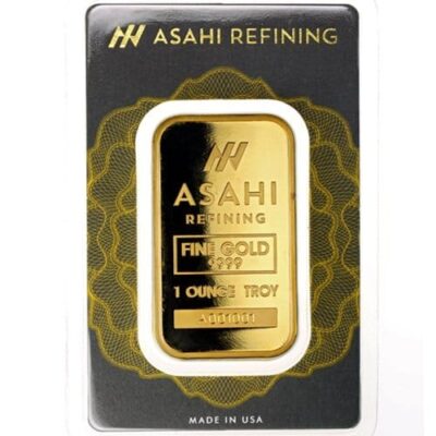 1 Oz Gold Bar – Asahi (New Style, In Assay)