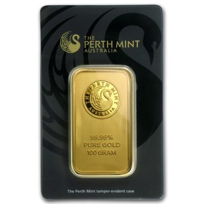100 Gram Gold Bar – Perth Mint (In Assay)