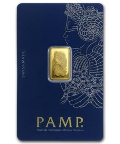 2.5 Gram Gold Bar – PAMP Suisse Lady Fortuna (w/Assay)