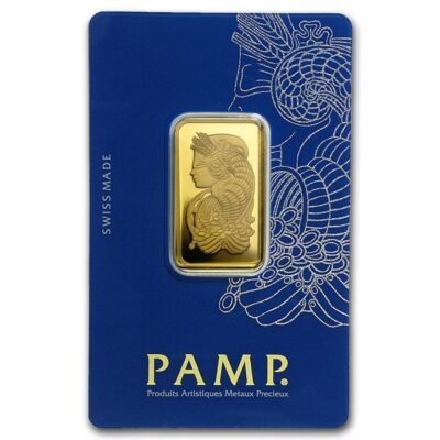 20 Gram Gold Bar – PAMP Suisse Lady Fortuna (w/Assay)