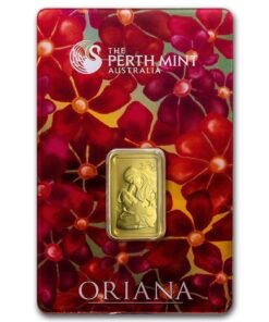 5 Gram Gold Bar – Perth Mint Oriana Design (In Assay)