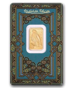 5 Gram Gold Bar (with non-gold pendant)- PAMP Arabian Falcon (w/Assay)