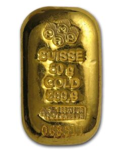 50 Gram Gold Bar Pamp Suisse – Cast Bar