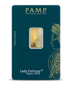 5 Gram Gold Bar – PAMP Suisse Lady Fortuna Veriscan 45th Anniversary (New w/Assay)